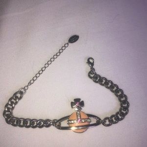 Vivienne Westwood Cuban link Orb bracelet